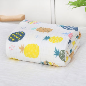 6 Layers Muslin Swaddle Baby Blankets Newborn Muslin Swaddle Baby Bedding Custom Blanket Couverture Bebe Emmaillotage
