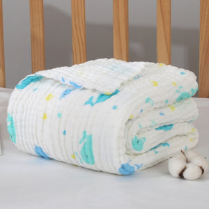 6 Layers Muslin Swaddle Baby Blankets Newborn Muslin Swaddle Baby Bedding Custom Blanket Couverture Bebe Emmaillotage