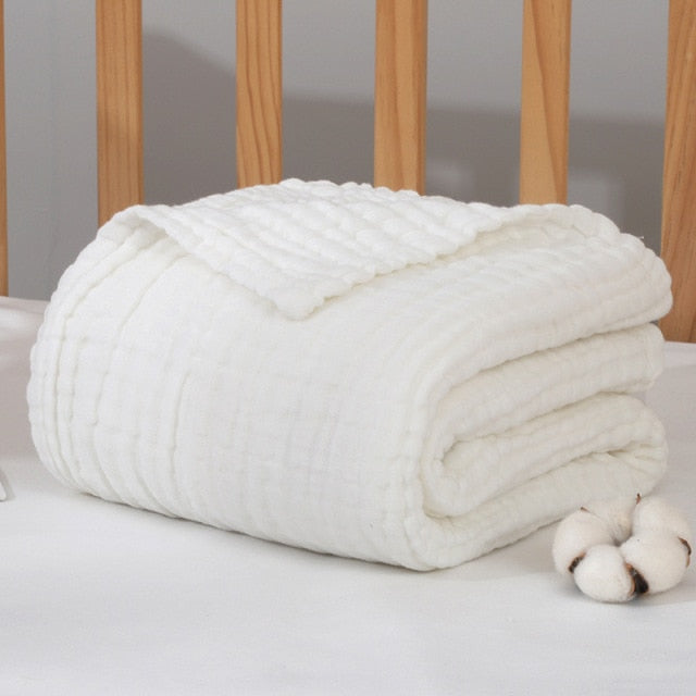 6 Layers Muslin Swaddle Baby Blankets Newborn Muslin Swaddle Baby Bedding Custom Blanket Couverture Bebe Emmaillotage