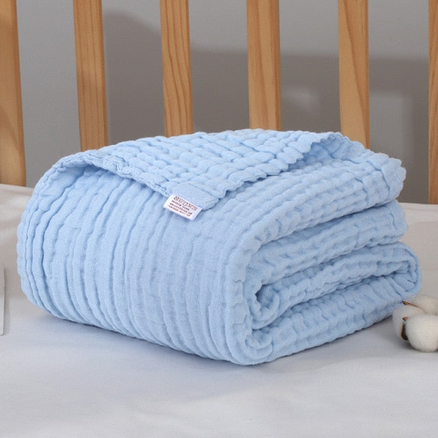 6 Layers Muslin Swaddle Baby Blankets Newborn Muslin Swaddle Baby Bedding Custom Blanket Couverture Bebe Emmaillotage