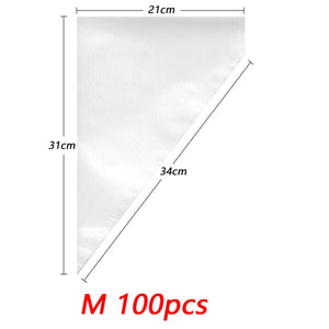 100/50/20 PCS Disposable Pastry Bag S/M/L Confectionery Bags Cake Cream Icing Fondant Decorating Kitchen Baking Piping Bag Tools