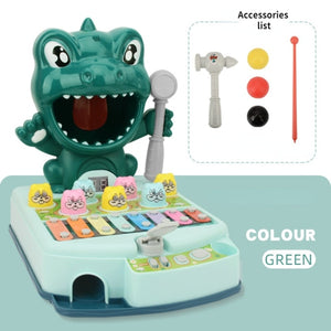 Children Light Music Whac-A-Mole Toys Multifunctional Play Hit Hammering Game Educational Interactive Toys Christmas Gift