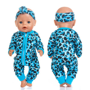 New Pajamas Fit For 17Inches Zapf Baby Born Doll 43cm Born Babies Doll Clothes