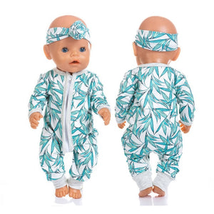New Pajamas Fit For 17Inches Zapf Baby Born Doll 43cm Born Babies Doll Clothes