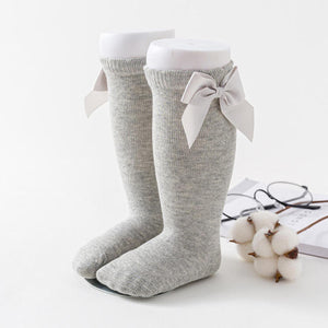Balleenshiny Baby Girl Socks Toddler Baby Bow Cotton Mesh Breathable Socks Newborn Infant Non-slip Baby Girls Socks 0-3 years