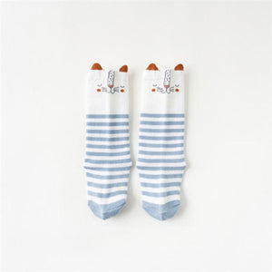 Balleenshiny Baby Girl Socks Toddler Baby Bow Cotton Mesh Breathable Socks Newborn Infant Non-slip Baby Girls Socks 0-3 years