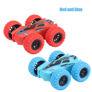 2Pcs juguetes para niños Kid Toy Car Double-Side  Inertia Vehicle Crashworthiness Fall Resistance Shatter-Proof Model Boy Toys