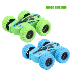 2Pcs juguetes para niños Kid Toy Car Double-Side  Inertia Vehicle Crashworthiness Fall Resistance Shatter-Proof Model Boy Toys