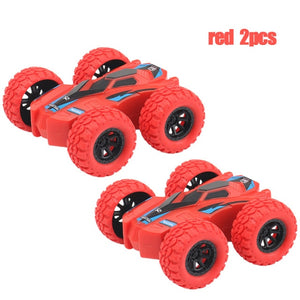 2Pcs juguetes para niños Kid Toy Car Double-Side  Inertia Vehicle Crashworthiness Fall Resistance Shatter-Proof Model Boy Toys