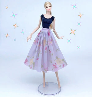 case for barbie doll clothes Princess dress trailing wedding bride marriage dress for barbie accessories toys house ornaments