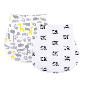 2Pcs/Lot Burp Cloth Organic Cotton Absorbent Towel Soft Comfortable Baby Burp Cloths Wholesale Fashionable Burp Cloth Boy Bibs