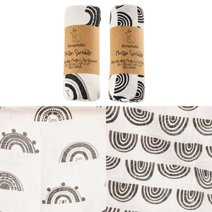2 pieces/pack  Kangobaby muslin baby swaddle Blanket Newborn Baby Bath Towel Swaddle Blankets Multi Designs Functions Baby Wrap