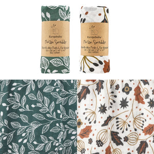 2 pieces/pack  Kangobaby muslin baby swaddle Blanket Newborn Baby Bath Towel Swaddle Blankets Multi Designs Functions Baby Wrap