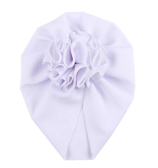 Cute Flower Baby Hat Toddler Turban Infant Head wraps Kids Bonnet Newborn Toddler Beanie Cap for  0-18m