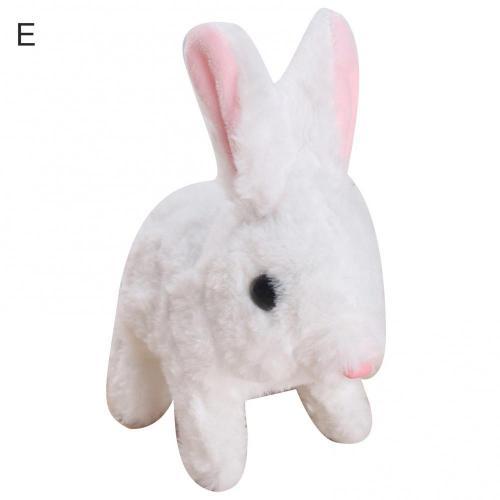 Electric Plush Simulation Display Mold Teddy Corgi Dog Rabbit Tail Wagging Ass Shaking Toy Robot for Children Interesting Gifts