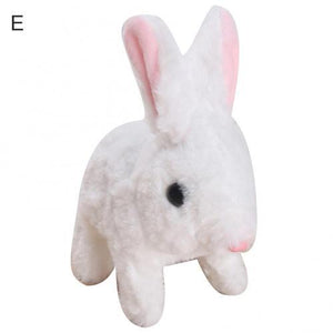 Electric Plush Simulation Display Mold Teddy Corgi Dog Rabbit Tail Wagging Ass Shaking Toy Robot for Children Interesting Gifts