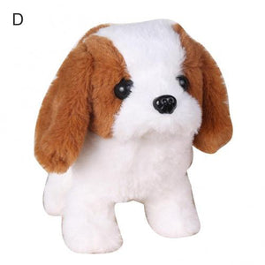 Electric Plush Simulation Display Mold Teddy Corgi Dog Rabbit Tail Wagging Ass Shaking Toy Robot for Children Interesting Gifts