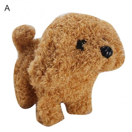 Electric Plush Simulation Display Mold Teddy Corgi Dog Rabbit Tail Wagging Ass Shaking Toy Robot for Children Interesting Gifts