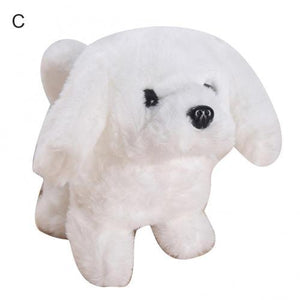 Electric Plush Simulation Display Mold Teddy Corgi Dog Rabbit Tail Wagging Ass Shaking Toy Robot for Children Interesting Gifts