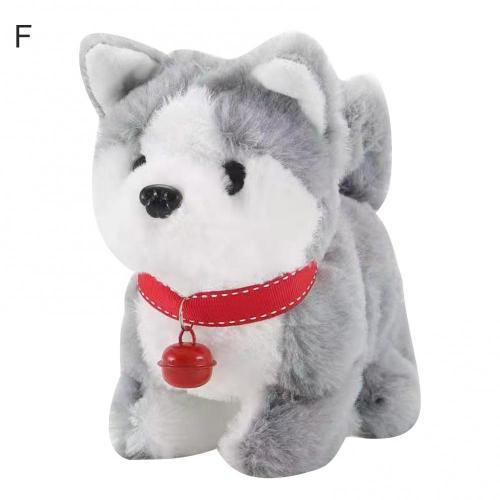 Electric Plush Simulation Display Mold Teddy Corgi Dog Rabbit Tail Wagging Ass Shaking Toy Robot for Children Interesting Gifts