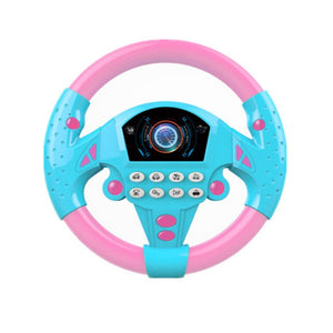 Kids Toy Musical Instrument Children's Educational Toys For Baby Electronic Music Toys Steering Wheel Vocal Toy With Light Sound