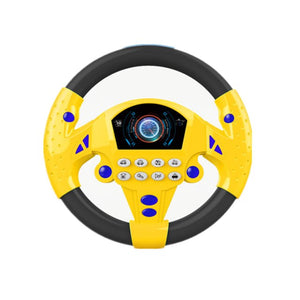 Kids Toy Musical Instrument Children's Educational Toys For Baby Electronic Music Toys Steering Wheel Vocal Toy With Light Sound