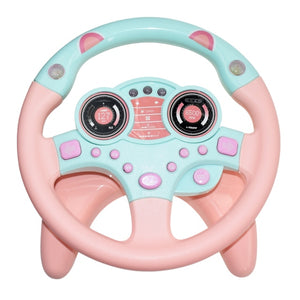 Kids Toy Musical Instrument Children's Educational Toys For Baby Electronic Music Toys Steering Wheel Vocal Toy With Light Sound