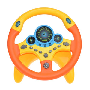 Kids Toy Musical Instrument Children's Educational Toys For Baby Electronic Music Toys Steering Wheel Vocal Toy With Light Sound