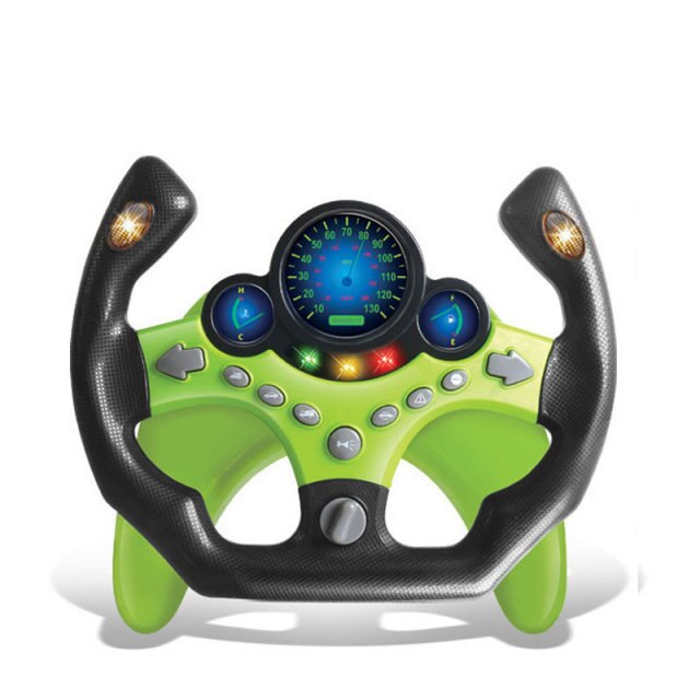 Kids Toy Musical Instrument Children's Educational Toys For Baby Electronic Music Toys Steering Wheel Vocal Toy With Light Sound