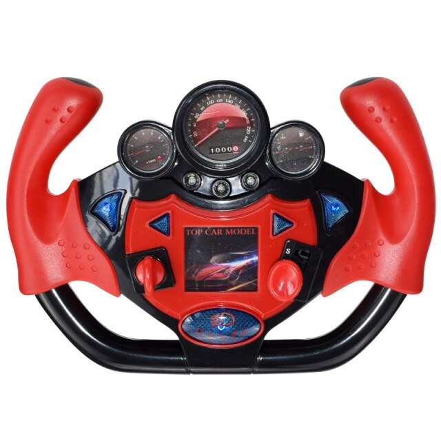 Kids Toy Musical Instrument Children's Educational Toys For Baby Electronic Music Toys Steering Wheel Vocal Toy With Light Sound