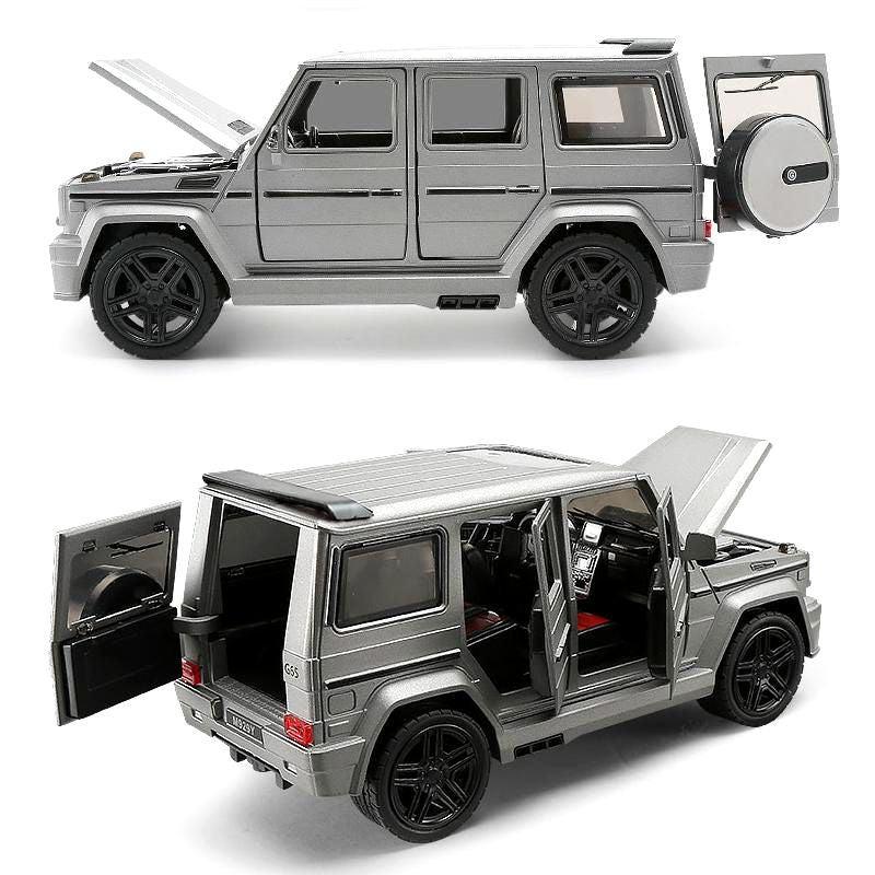 1:24 Alloy Car Model Collective Diecast Big G65 SUV High Simulation Toy Metal Vehicle (M929Y/ M923Y) 6 Openable Doors Pull Back