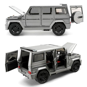 1:24 Alloy Car Model Collective Diecast Big G65 SUV High Simulation Toy Metal Vehicle (M929Y/ M923Y) 6 Openable Doors Pull Back