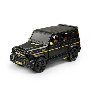 1:24 Alloy Car Model Collective Diecast Big G65 SUV High Simulation Toy Metal Vehicle (M929Y/ M923Y) 6 Openable Doors Pull Back