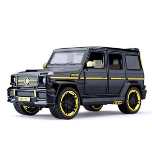 1:24 Alloy Car Model Collective Diecast Big G65 SUV High Simulation Toy Metal Vehicle (M929Y/ M923Y) 6 Openable Doors Pull Back