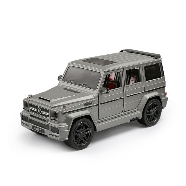 1:24 Alloy Car Model Collective Diecast Big G65 SUV High Simulation Toy Metal Vehicle (M929Y/ M923Y) 6 Openable Doors Pull Back