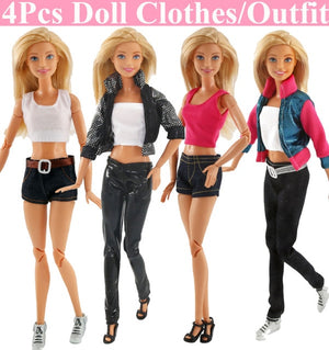Barbies Doll Clothes Accessories for Barbies Doll Shoes Mini Dress Handbags Crown Hangers Glasses For Barbies Doll&1/6 BJD Blyth