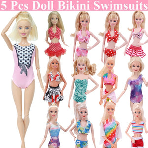 Barbies Doll Clothes Accessories for Barbies Doll Shoes Mini Dress Handbags Crown Hangers Glasses For Barbies Doll&1/6 BJD Blyth