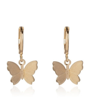 2021 Fashion Butterfly Clip Earrings Ear hook Stainless Steel Ear Clips Double pierced Earring Earrings Women Girls Jewelry
