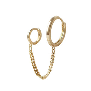 2021 Fashion Butterfly Clip Earrings Ear hook Stainless Steel Ear Clips Double pierced Earring Earrings Women Girls Jewelry