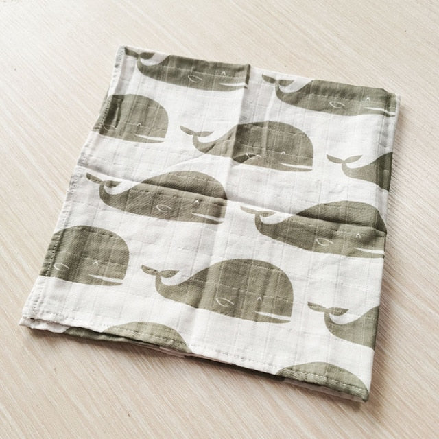 58x58cm Muslin cotton Baby Towels Scarf Swaddle bath Towel Newborns Handkerchief Bathing Feeding Face Washcloth Wipe
